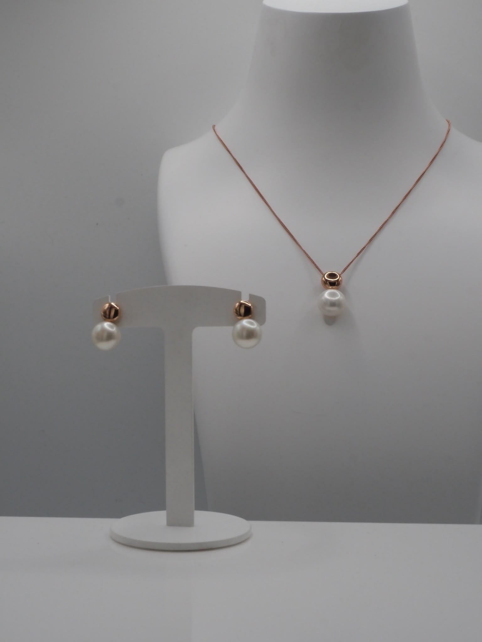 NEU ⭐️ Althea Roségold Perlenset